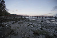 Dock With Sunrise Sky