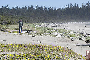 Dad On The Beach