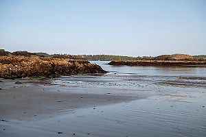 Beach At Low Tide