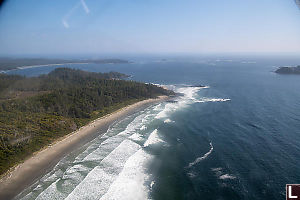 Shallow Beach From Plane