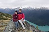 Helen And I On A Mountain