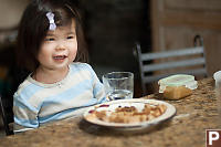 Nara Eating PB And Toast